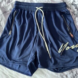 YoungLA shorts, mesh, navy, size M men’s